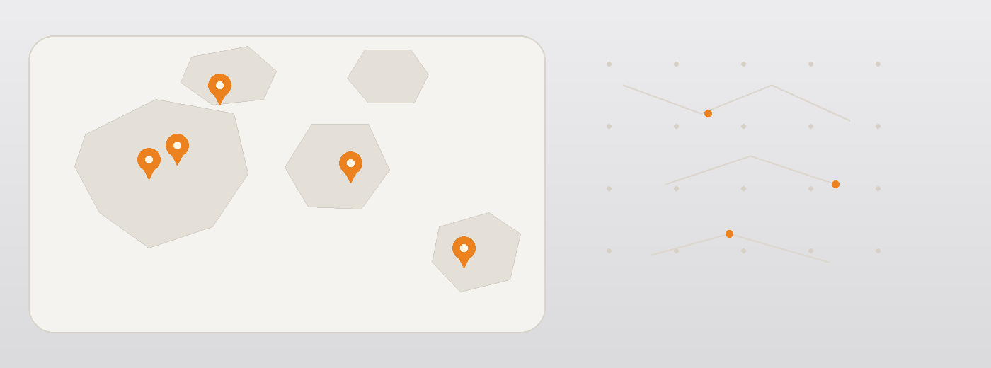 Coverage map and contact points banner